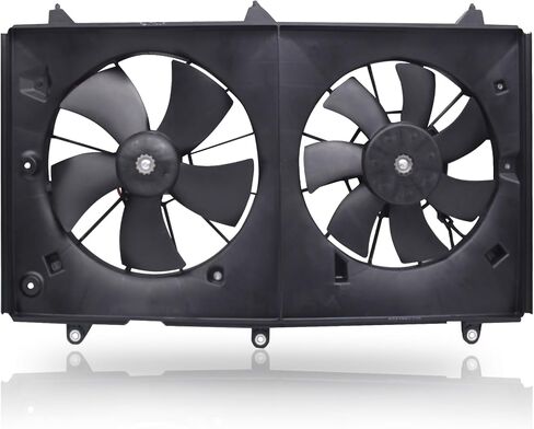 Partsflow Engine Chaiatiator Cooling Fan Assembly for 2007 2008 2009 2010 2012 2013 2014 2015 Lincoln MKX for 2007-2014 Ford Edge 621-392 in Kuwait
