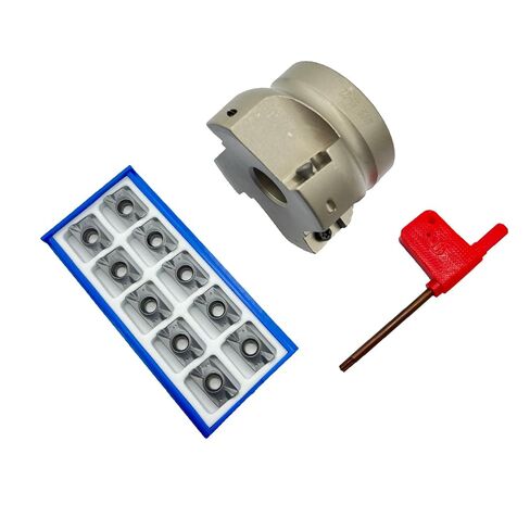 BAP400R 63-22-4T 2.48 بوصة 90 درجة كتف مربع قابل للفهرسة باستخدام الحاسب الآلي نهاية مطحنة طحن شل القاطع مع 10 قطعة APMT1604PDER طحن كربيد إدراج in Kuwait