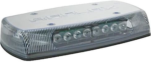 ECCO (5590CAB) ميني بار LED: عاكس، 15 بوصة، 12-24 فولت تيار مستمر، 18 نمط فلاش، قبة شفافة، إضاءة كهرمانية/زرقاء in Kuwait
