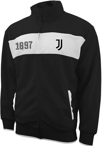 سترة Icon Sports يوفنتوس إف سي - سترات رسمية للرجال كاجوال بسحاب كامل للتمرين Juve World Soccer Club لكرة القدم قميص التدريب النشط JV52TJ XXL in Kuwait