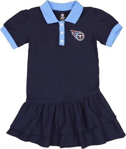 فستان بولو للفتيات من Outerstuff NFL Tennessee Titans Preppy Fan (4-6X) in Kuwait