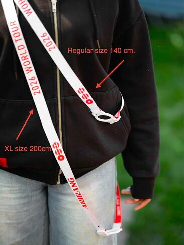 JUNIORE Kpop Lightstick Adjustable Shoulder Strap, Crossbody Lanyard Holder with Extra Long XL Lanyard. in Saudi Arabia