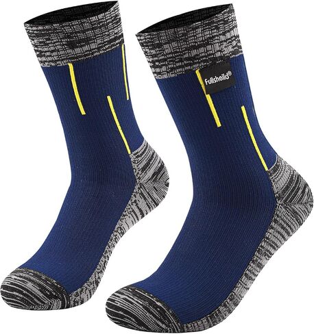 Fullsheild Waterproof Breathable Socks for Men Women Outdoor Athletic Water Proof Socks for Hiking Wading Skiing Fishing in Saudi Arabia