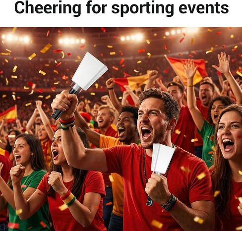 4-Pack Hand-Held Cowbells - Super Loud Iron Noise Makers for Sporting Event in Kuwait