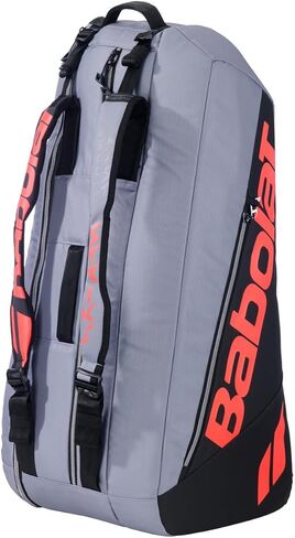 Babolat Pure Strike 4th Gen RH x6 Tennis Bag (Carbon Grey) – Optional Accessories in Kuwait