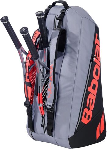 Babolat Pure Strike 4th Gen RH x6 Tennis Bag (Carbon Grey) – Optional Accessories in Kuwait