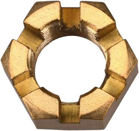 Copper Castle Nut 90171-16011 Compatible with Outboard Motor Compatible with 40HP 90HP Fits HDX 40HP 85HP Boat Motor Parts in Kuwait