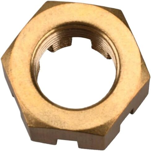 Copper Castle Nut 90171-16011 Compatible with Outboard Motor Compatible with 40HP 90HP Fits HDX 40HP 85HP Boat Motor Parts in Kuwait