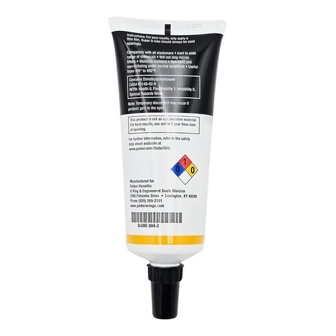 Parker 884-2 Super O-Lube O-Ring Lubricant - 2 Oz. Tube in Kuwait