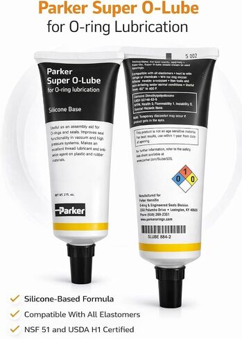 Parker 884-2 Super O-Lube O-Ring Lubricant - 2 Oz. Tube in Kuwait