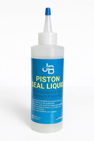 سائل ختم المكبس من JB Industries، زجاجة سعة 8 أونصة - زيت تشحيم مضخة الرش لمضخات المكبس الخالية من الهواء، تركيبة مضادة للتآكل تقلل من الصيانة وتطيل عمر المضخة in Kuwait