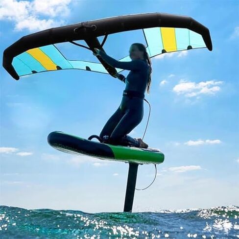 Inflatable Surf Wing Sail - Handheld Wind Wing for Windsurfing, 4㎡/5㎡/6㎡ Sizes - Portable Water Play & Outdoor Fun for Adults & Beginners - Window Design in Saudi Arabia