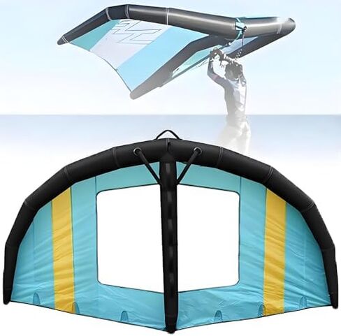 Inflatable Surf Sail for Windsurfing - Portable Handheld Wing Sail for Adults, Water Wings for Surfing & Foil Kite Surfing, Window Design for Enhanced Visibility in Saudi Arabia