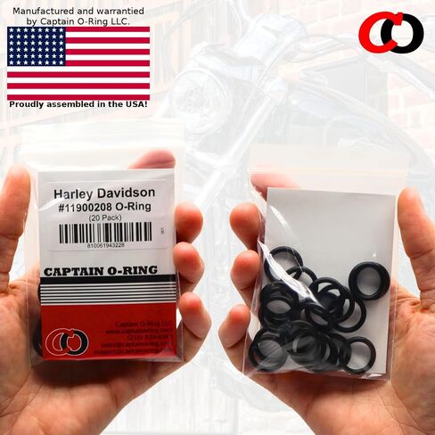 حلقة كابتن O - حلقات دائرية بديلة 11900208 لمقابس Harley Davidson 62700327 (20 حزمة) in Kuwait