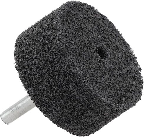 Nylon Fiber Polishing Wheel 6mm Shank Compatible with Most Drills and Grinders, for Metal Wood Plastic Deburring Rust Removal Cleaning Texture Treatment Gray 1pc(50mm) in Kuwait