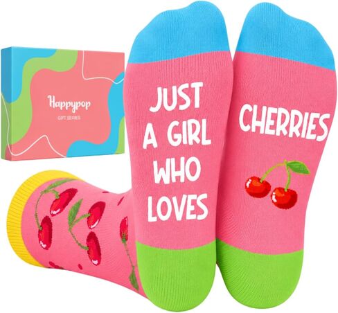 هدايا الأناناس المضحكة من HAPPYPOP لمحبي الأناناس والنساء والفتيات، جوارب هاواي، جوارب فواكه استوائية، جوارب رائعة in Kuwait