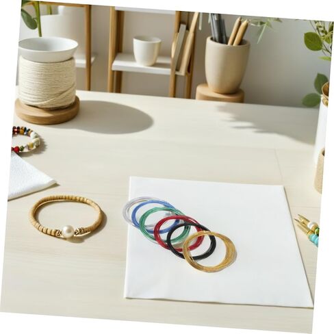 KALLORY 6 Rolls Aluminum Crafting Wire 1mm Dia Flexible Bendable Soft Shaping Wire for Gardening Floral Design and DIY Hobby Projects, 6 Colors, 60 Meters Total in Kuwait