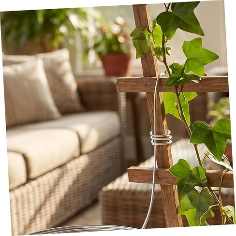 DOITOOL 6 Rolls 1mm Diameter Silver Aluminum Floral Wire for Gardening, Wreath Making, and Sculpture 10 Meters Each Roll Bendable Craft Wire for Flower Arrangements and DIY Projects in Kuwait