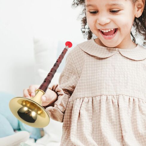 Toyvian D Key Suona Wind Instrument for Beginners and Adults, Synthetic Resin with Ebony Finish, Portable Traditional Chinese Folk Musical Instrument for Music Practice and Performance in Kuwait