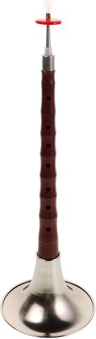 Suona Wind Instrument Kit for Beginners, Resin Suona with Silver Abs Material, Lightweight Traditional Chinese Folk Wind Instrument for Cultural Events and Practice in Kuwait