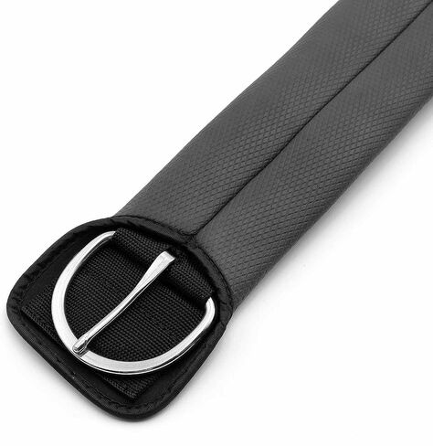 Jeffers Equine Western PVC Straight Cinch – Black Horse Girth for Saddles, Roping, Barrel Racing, Trail Riding – 1/4" Thick, 4 Layer Nylon Reinforced, Stainless Steel Hardware in Kuwait