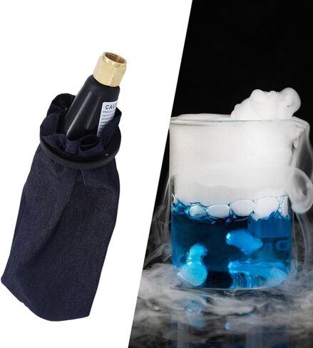 Portable Dry Ice Maker with Collection Bag Clamp and Cone CO2 Cylinder Adapter for Food Preservation and Lab Use Dry Ice Machine in Kuwait