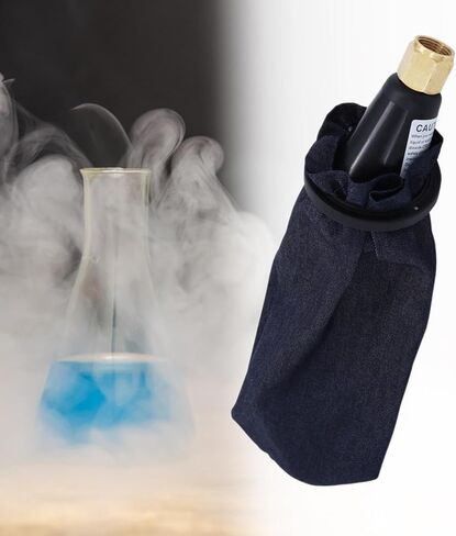 Portable Dry Ice Maker with Collection Bag Clamp and Cone CO2 Cylinder Adapter for Food Preservation and Lab Use Dry Ice Machine in Kuwait
