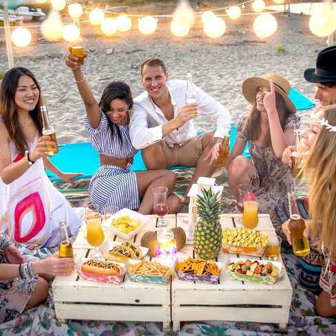 Nitial 120 صواني حفلات الكركديه الورقية هوت دوج للاستعمال مرة واحدة من Luau Party Food Nacho Boats هاواي هوت دوج حاملات ديكورات 7 بوصات صينية هاواي لمستلزمات الكركديه الاستوائية in Kuwait