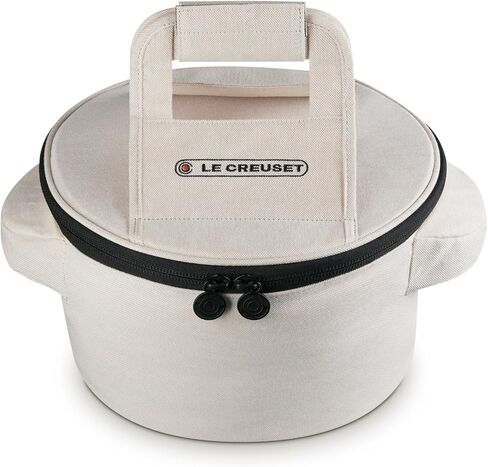 حقيبة حمل مستديرة صغيرة من Le Creuset، تناسب 4.5 لتر. أو 5.5 كيو تي. فرن هولندي مستدير، نوير in Kuwait