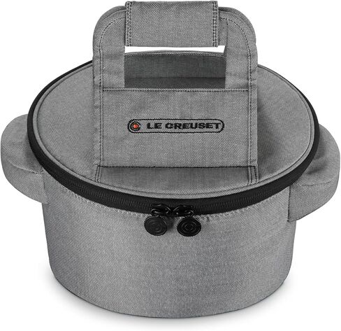 حقيبة حمل مستديرة صغيرة من Le Creuset، تناسب 4.5 لتر. أو 5.5 كيو تي. فرن هولندي مستدير، نوير in Kuwait