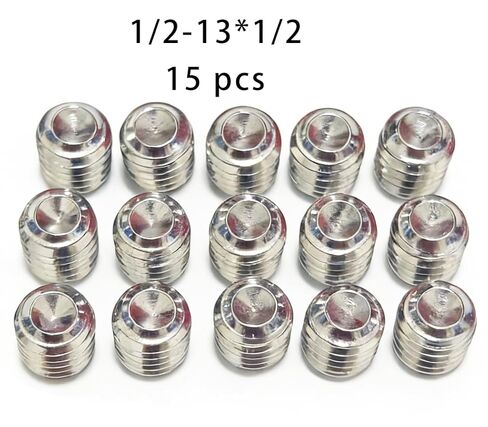 2#-56 * 3/32 Inch Hex Socket Set Screws, 304 Stainless Steel Internal Hex Drive Cup Point Grub Screws, Furniture, Industrial Fastening (15 PCS) (2#-56 * 3/32, Inches) in Kuwait