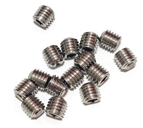 2#-56 * 3/32 Inch Hex Socket Set Screws, 304 Stainless Steel Internal Hex Drive Cup Point Grub Screws, Furniture, Industrial Fastening (15 PCS) (2#-56 * 3/32, Inches) in Kuwait