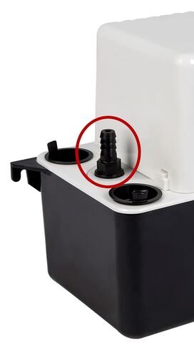 LITTLE GIANT 554401 VCMA-15UL 115 Volt & 89695 CV-10 Condensate Pump Check Valve for VCC, VCM, VCMA and VCL-14/24, 1/4-inch MNPT x 3/8-inch Barbed, Black in Kuwait