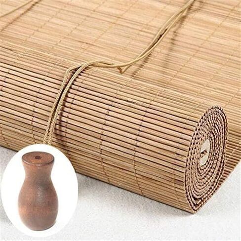 12 Pcs Window Blinds Wood Cord Pulls, Wooden Hanging Ball Knobs, Brown Roman Shade Pulls, Curtain Blind Cord Ends in Saudi Arabia