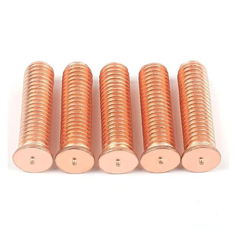 Spot Welding Screws Carbon Steel Copper Plated Weld Screw with Stud Spot Point(12mm) in Kuwait