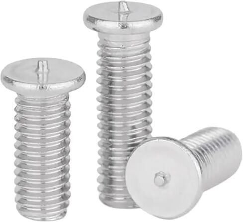 Spot Welding Screws Aluminum Stud Welding Bolt Capacitor Discharge Spot(M4x25mm 25pcs) in Kuwait