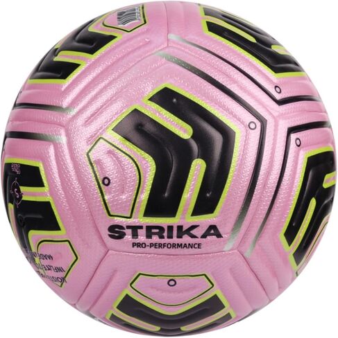 STRIKA Premium Soccer Ball Size 5 & 4 – Durable Hybrid Bonded Training Ball for Recreational and Competitive Play – Water-Resistant, Long Air Retention – Indoor/Outdoor Us in Kuwait