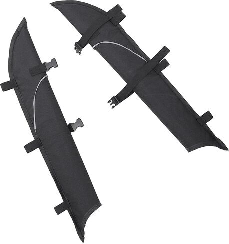 2 Pieces Universal Canoe Accessories Oxford Cloth Construction Reflective Trim Fixed Paddle Suitable for in Saudi Arabia