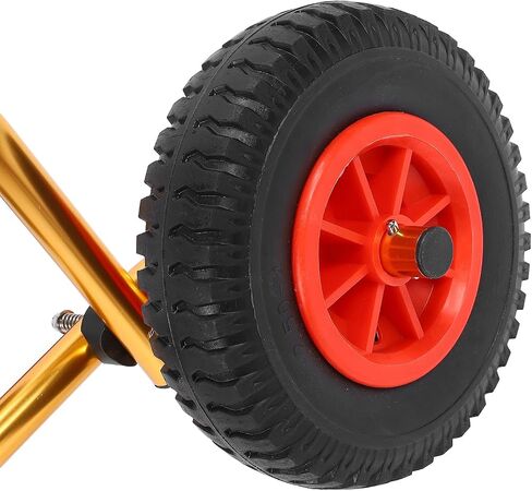 Canoe Carrier Dolly، عربة ألومنيوم قابلة للطي وقابلة للتعديل مع إطارات صلبة مقاس 10 بوصة ونظام حزام آمن لنقل قوارب الكاياك الصغيرة in Kuwait