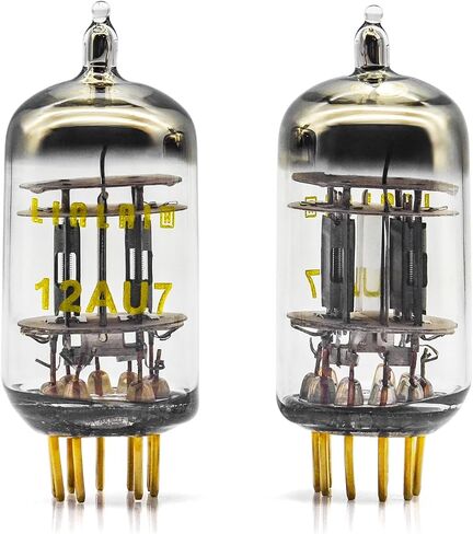 Aurora Series 12AU7/ECC82 Vacuum Tube, Golden Pins, Dual-Plate Extreme Precision Matched Pair, Elegantly Packaged Gift Box (2 Pack) in Kuwait