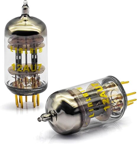 Aurora Series 12AU7/ECC82 Vacuum Tube, Golden Pins, Dual-Plate Extreme Precision Matched Pair, Elegantly Packaged Gift Box (2 Pack) in Kuwait