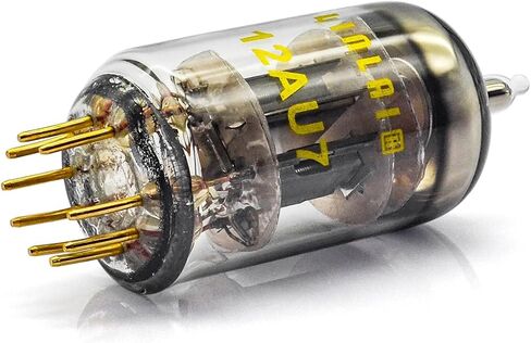 Aurora Series 12AU7/ECC82 Vacuum Tube, Golden Pins, Dual-Plate Extreme Precision Matched Pair, Elegantly Packaged Gift Box (2 Pack) in Kuwait