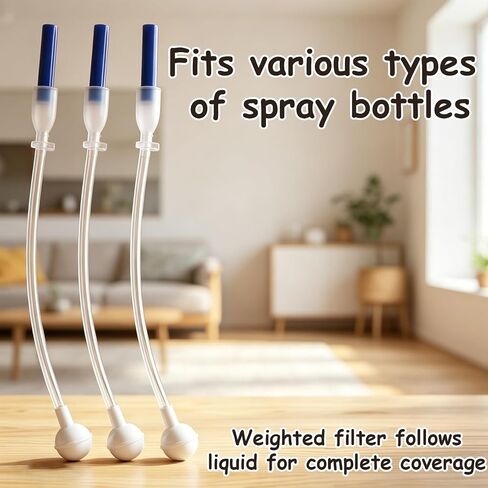 6 PCS Universal Fit 360 Spray Bottle Adapter Flexible, Tilted Spray Bottle Adapter for Cleaning Solutions, Gardening, and Household Use in Kuwait