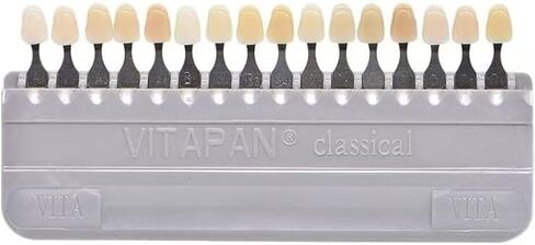 3D-Master 16 Colors Teeth Whitening Shade Guide, Replacement for Vita Classical Tooth Bleaching Shade Mold, Dental Color Comparison Tool for Oral Care Tracking in Kuwait