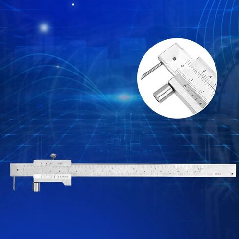 Vernier Caliper, Stainless Steel 0-200mm Scribing Marking Gauge, with Storage Bag, for Parallel Scribing Layout Woodworking Metalworking in Kuwait