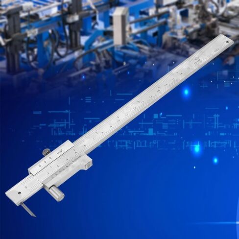 Vernier Caliper, Stainless Steel 0-200mm Scribing Marking Gauge, with Storage Bag, for Parallel Scribing Layout Woodworking Metalworking in Kuwait