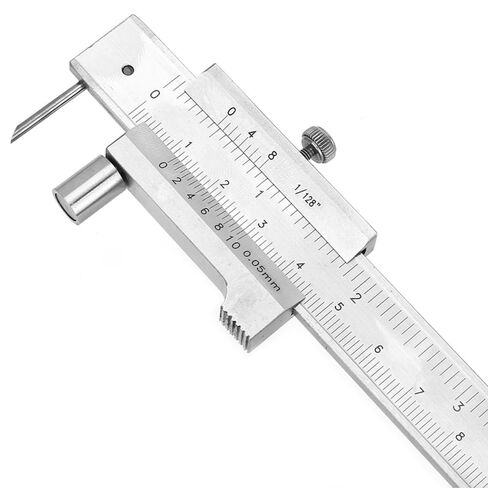 Vernier Caliper, Stainless Steel 0-200mm Scribing Marking Gauge, with Storage Bag, for Parallel Scribing Layout Woodworking Metalworking in Kuwait