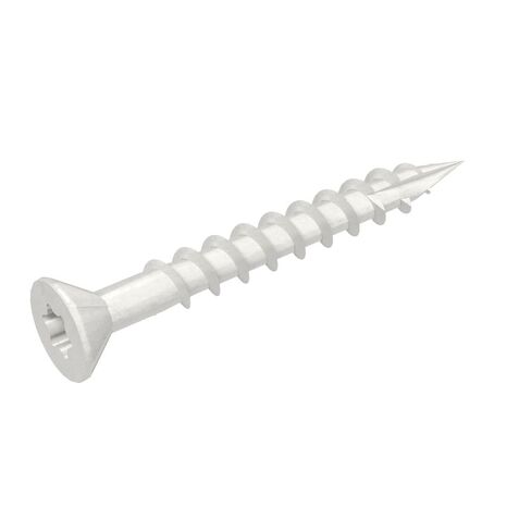 براغي Grip-Rite PrimeGuard Plus المتميزة للمشاريع الخارجية - رأس بوق - محرك نجمة T-25 - براغي خشبية ذات خيط خشن - 8 × 1-5/8 بوصة - صندوق عدد 67 - أبيض - P158STWH67 in Kuwait