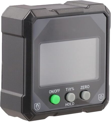 مقياس الميل الرقمي بدقة 0.1 درجة مع شاشة LCD ومقاوم للماء والغبار IP54 للبناء والمسح (أصفر) in Kuwait