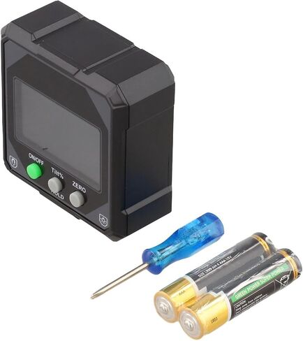 مقياس الميل الرقمي بدقة 0.1 درجة مع شاشة LCD ومقاوم للماء والغبار IP54 للبناء والمسح (أصفر) in Kuwait